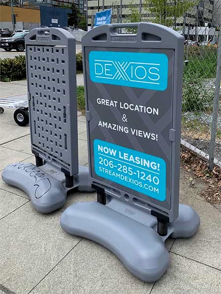 Custom sidewalk signs